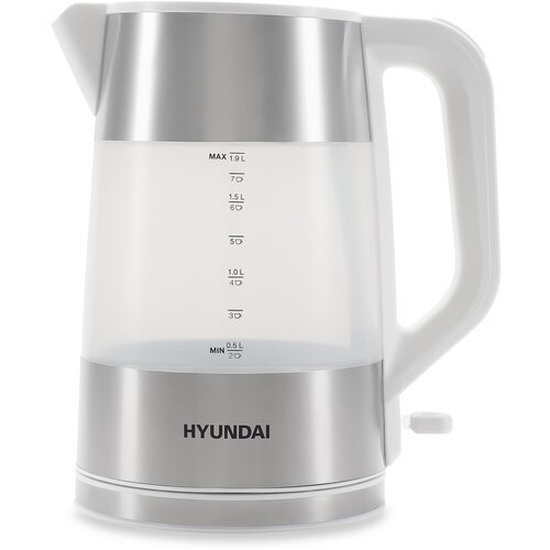 Чайник электрический Hyundai HYK-P4025, 2200Вт, белый