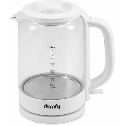 Чайник электрический DOMFY DSW-EK304, 2200Вт, белый