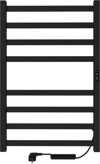Электрический полотенцесушитель лесенка INDIGO Oktava Slim 3 (el) 80/50 Черный муар
