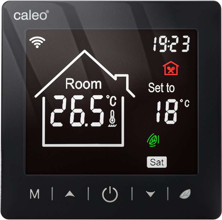 Терморегулятор для теплого пола Caleo C947 WIFI (черный)