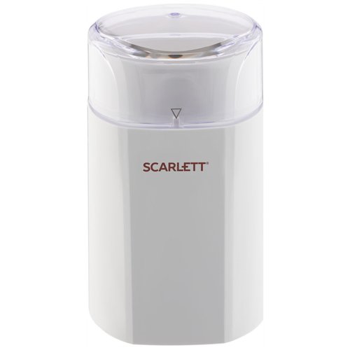 Кофемолка Scarlett SC, ротационный нож, импульсивный режим, 60гр, 160Вт, белый