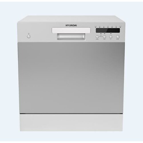 Посудомоечная машина HYUNDAI DT402 белый (компактная) белая ручка, белая
