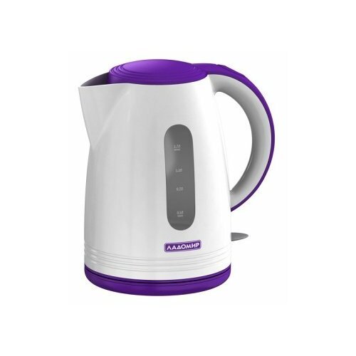 Чайник Ладомир 326, белый/фиолетовый