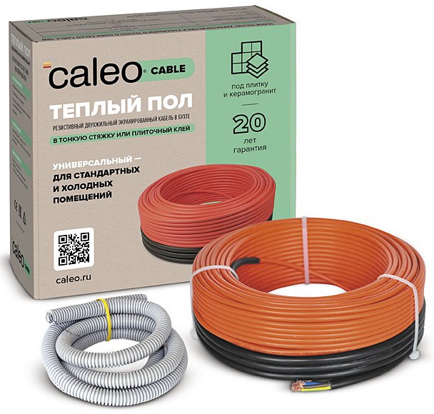 Нагревательный кабель 6 м<sup/>2 Caleo Cable 17W-35″ /></div>
<div itemprop=