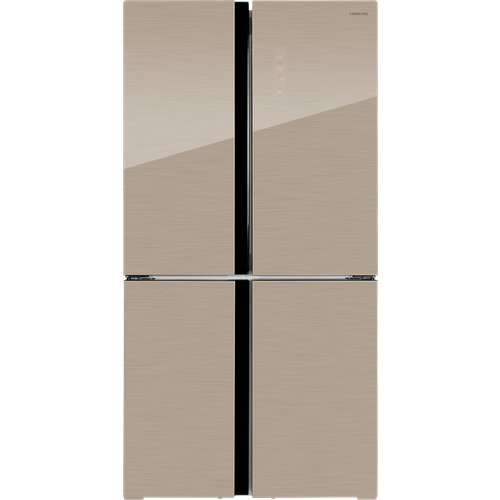Холодильник HIBERG RFQ-500DX NFGY Inverter, бежевый