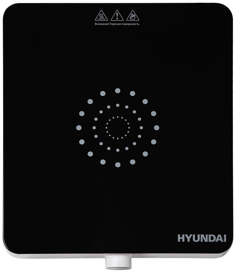 Индукционная плита Hyundai HYC-0105 белый стеклокерамика