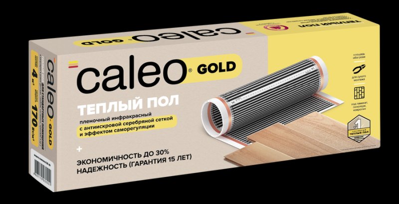 Пленочный теплый пол 1 м<sup>2</sup> Caleo GOLD 230-0,5-1,0″ /></div>
<div itemprop=