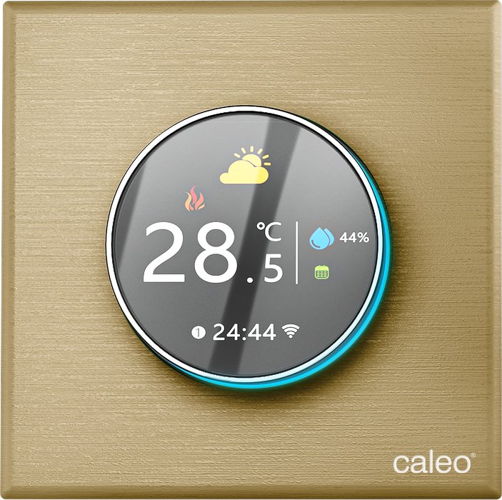 Терморегулятор для теплого пола Caleo C938 WI-FI (золотой)