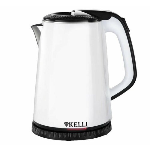 Электрический чайник KELLI KL-1409W белый 2л, 2200Вт