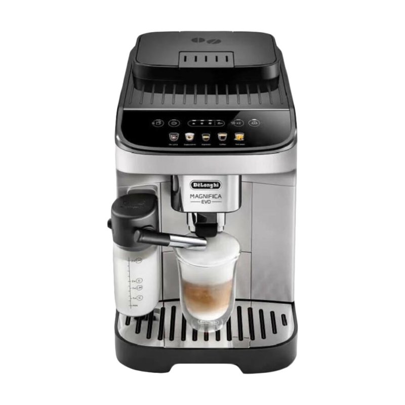 Автоматическая кофемашина DeLonghi E LattePlus, серебристый