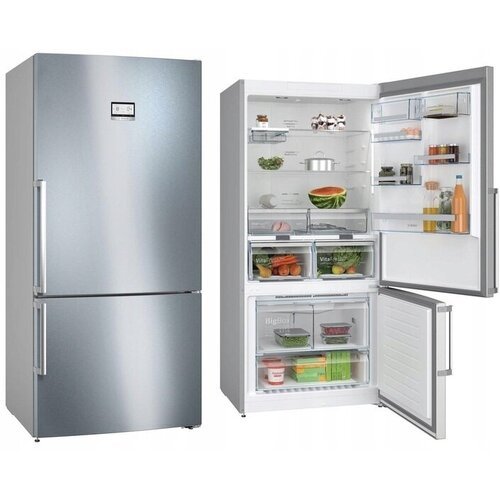 Холодильник NoFrost BOSCH KGN86AIDR 186см серебристый