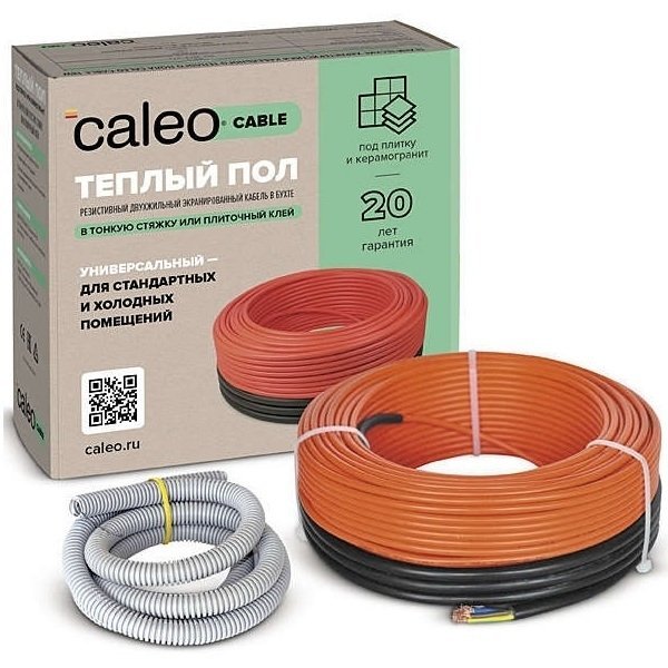 Нагревательный кабель 8 м<sup/>2 Caleo CABLE 18W-70″ /></div>
<div itemprop=