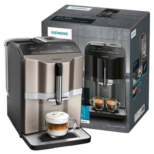 Кофемашина  Siemens TI353204RW, черный/бежевый