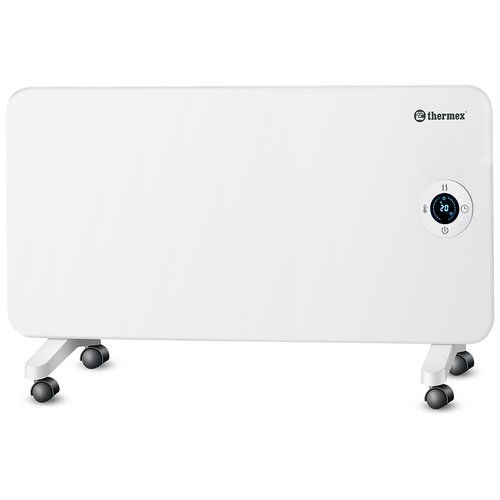 Конвектор Thermex Frame 1500E, 1.5 кВт, 20 м², колеса в комплекте, белый