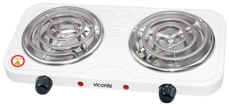 Настольная плита Viconte VC-905 белая