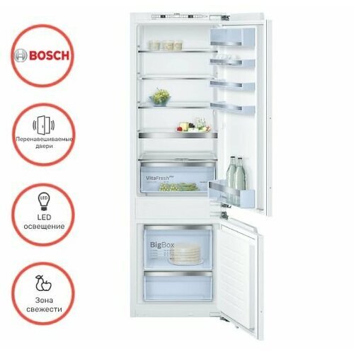 Холодильник BOSCH kis87af30r, белый