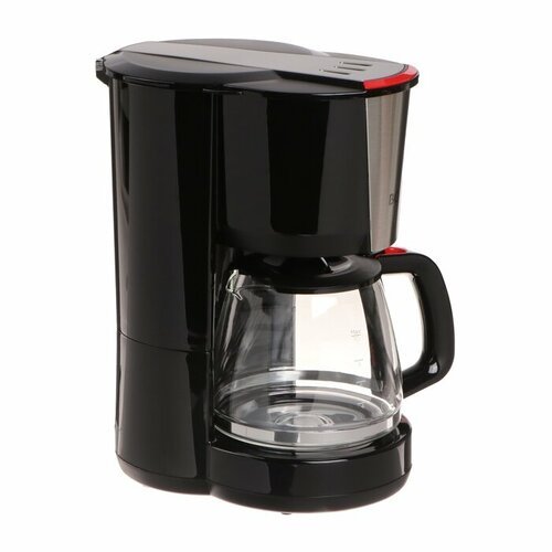 Кофеварка BQ CM1008, капельная, 1000 Вт, 1.25 л, чёрная
