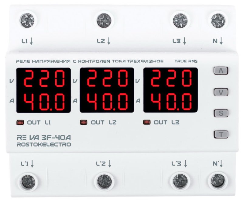 Реле напряжения RE VA3F-40A Реле напряжения RE VA3F-40A